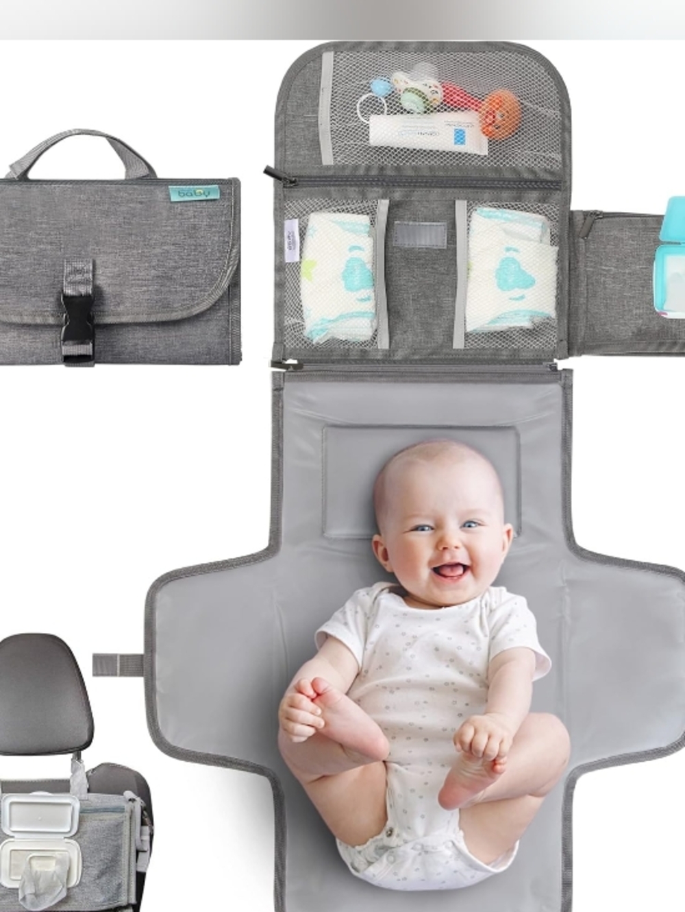 KOPI Portable Baby Change Pad/Portable supply bag NWOT NEW